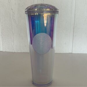 Starbucks Iridescent Tumbler with Straw
